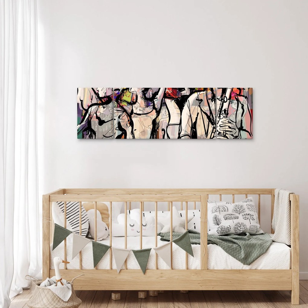 Obraz - Jazzowa noc (170x50 cm)