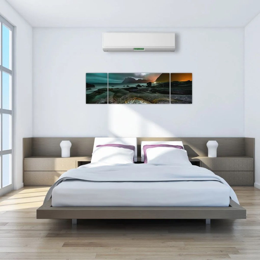 Obraz - Scena nocna (170x50 cm)