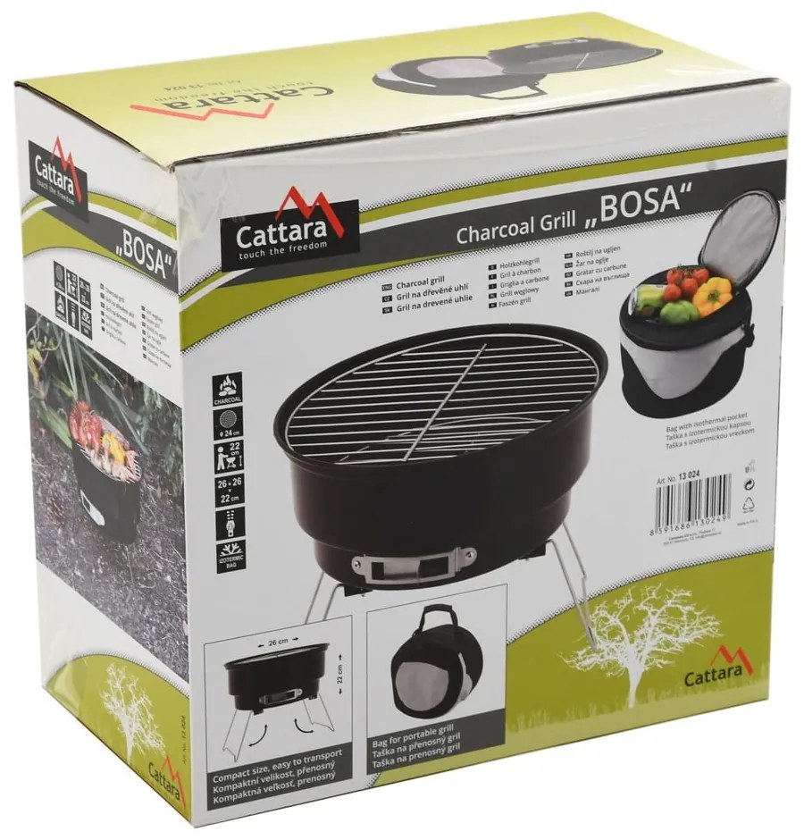 Grill na węgiel drzewny ø 26 cm Bosa – Cattara