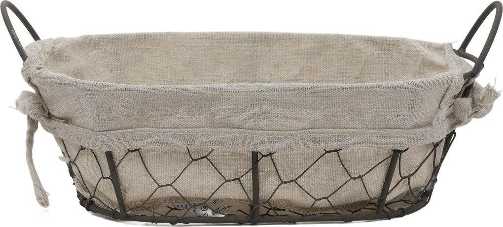 Koszyk na chleb, pieczywo, owoce COUNTRY STYLE, 26x17x9 cm, ZELLER