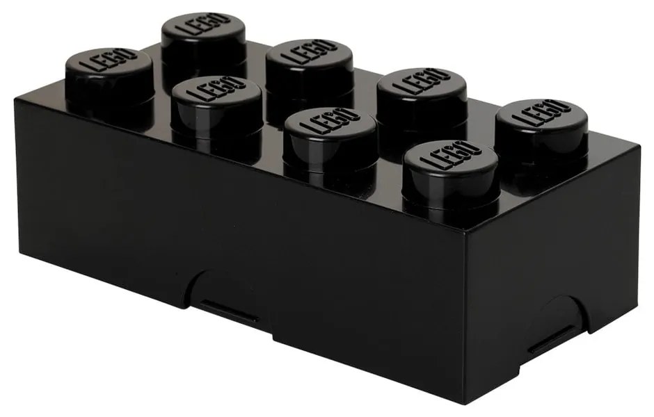 Czarny pojemnik śniadaniowy LEGO®