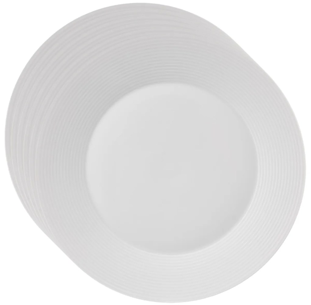 Orion Zestaw porcelanowych talerzy płytkich Mona linka 6 szt., 27 cm