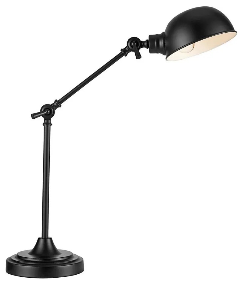 Markslöjd 108584 - Lampa stołowa PORTLAND 1xE27/40W/230V czarne