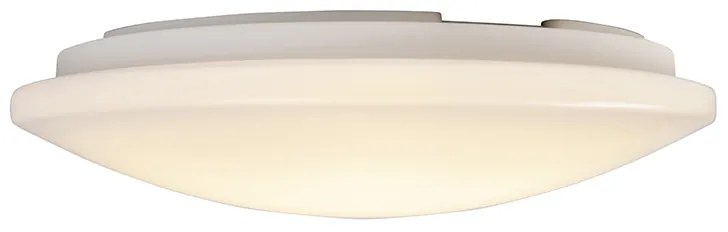 Nowoczesna lampa sufitowa biała w komplecie z LED 15W IP44 - Tiho Nowoczesny Oswietlenie wewnetrzne