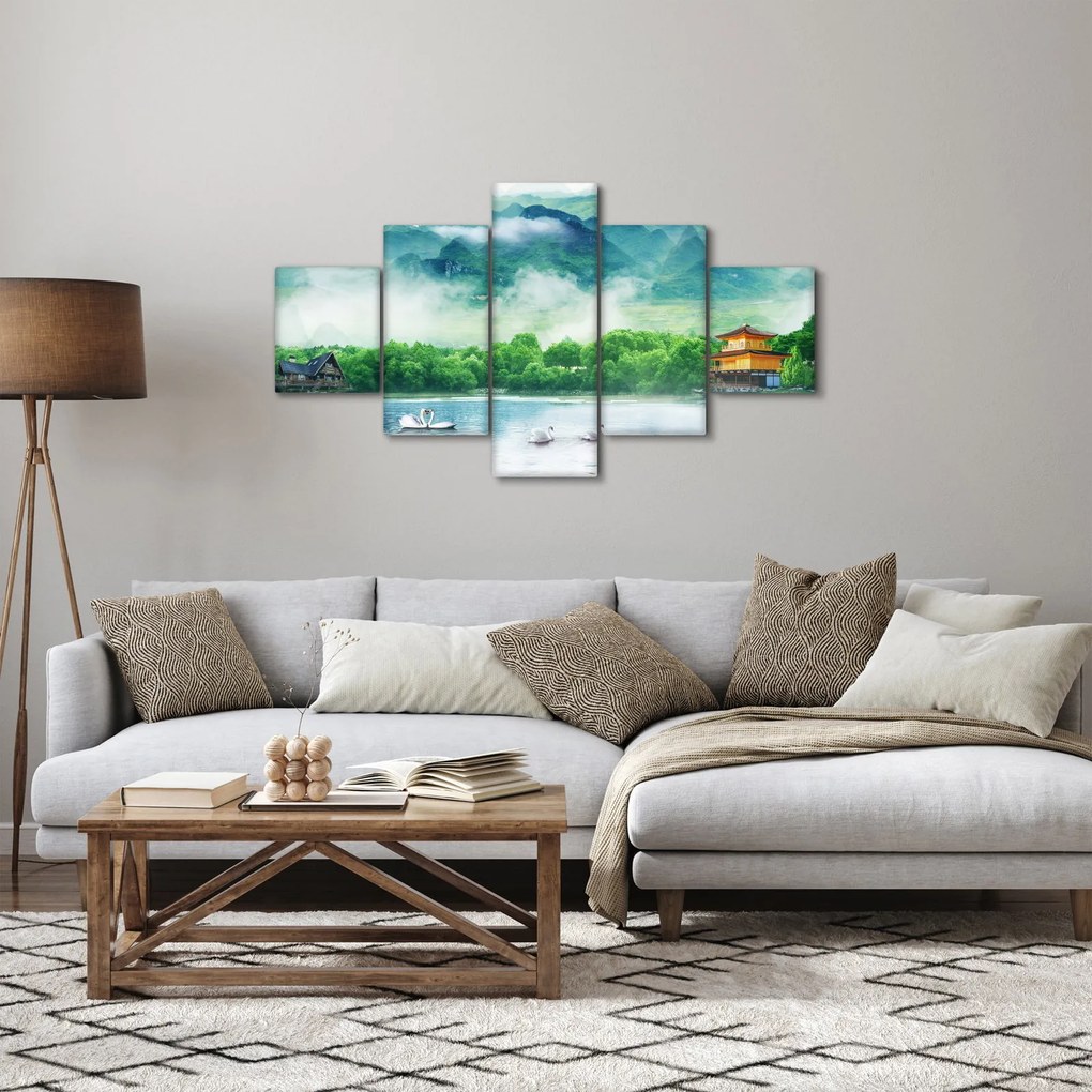 Obraz - Wymarzony krajobraz (125x70 cm)