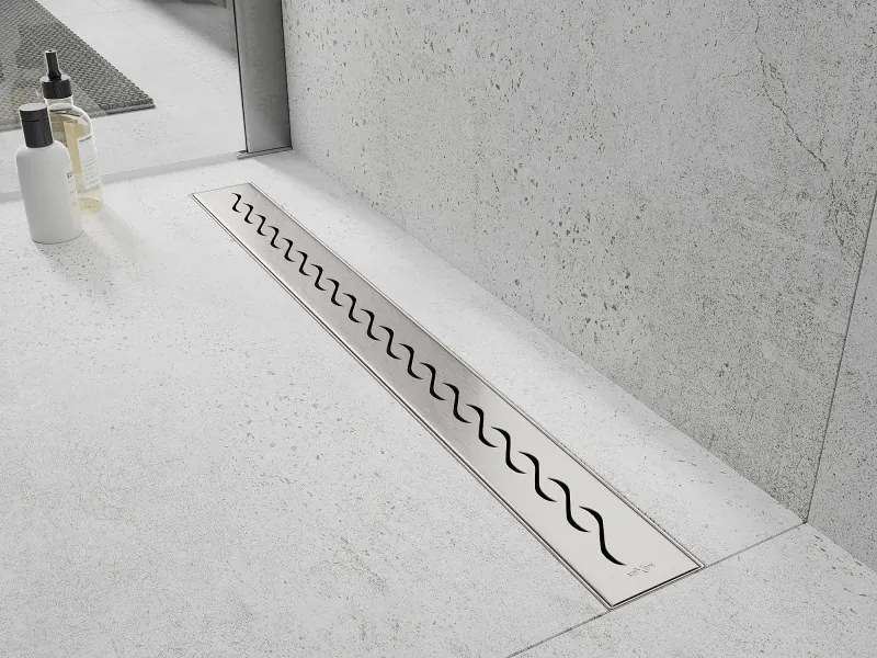 Mexen Flat 360° M18 odpływ liniowy obrotowy 80 cm, inox - 1023080-40