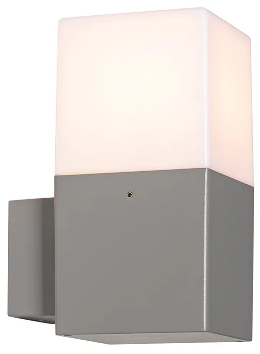 Zewnetrzna Nowoczesna lampa ścienna zewnętrzna szara IP44 - Denmark Nowoczesny Oswietlenie zewnetrzne