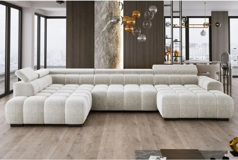 Narożnik BULL XL Lewostronny z elektryczną funkcją regulacji tkanina Eden 04 WERSAL