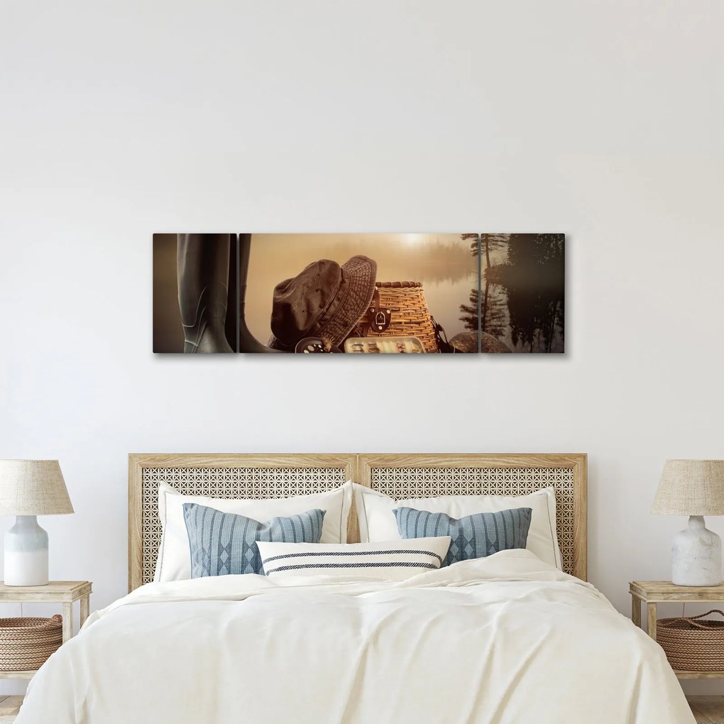 Obraz - Martwa natura rybactwa (170x50 cm)
