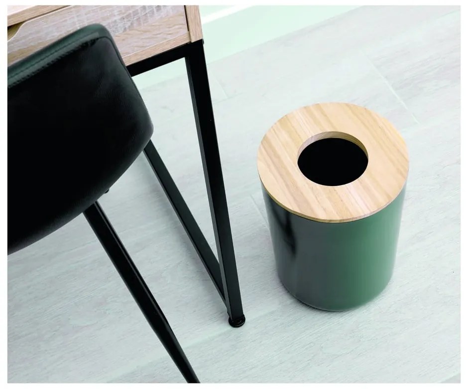 Zielony kosz na śmieci iDesign Eco Vanity