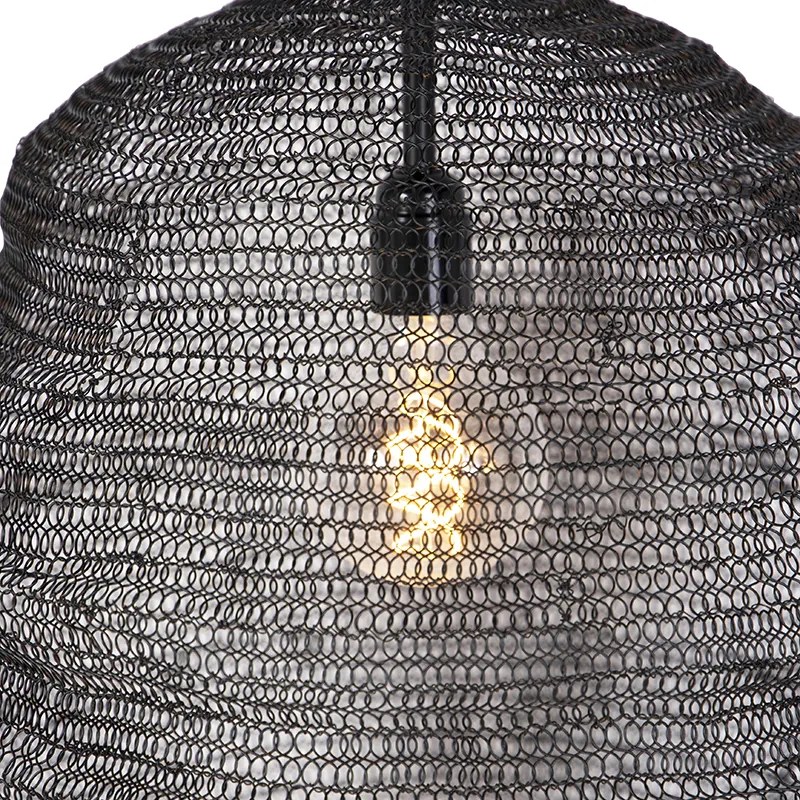 Orientalna lampa wisząca czarna - Nidum Gran