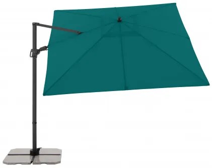 DERBY DX 280 x 280 cm - parasol ogrodowy z boczną nogą : Substancja Desen - 848