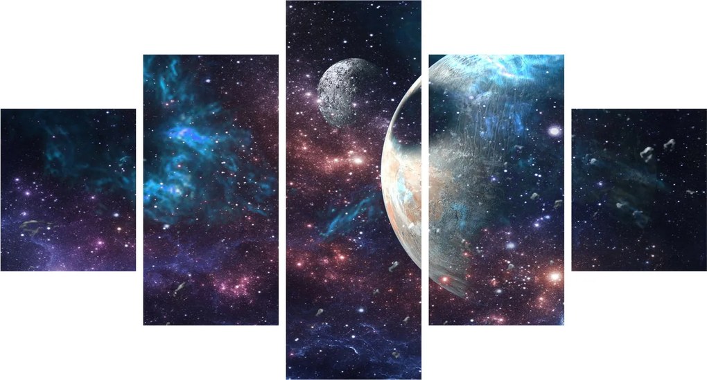 Obraz kosmosu (125x70 cm)