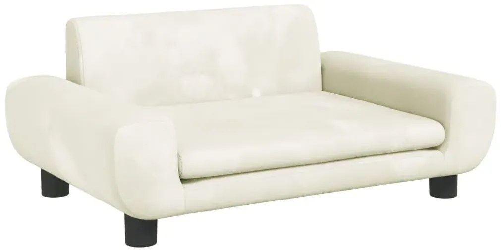 Kremowa sofa dziecięca na nóżkach - Zova