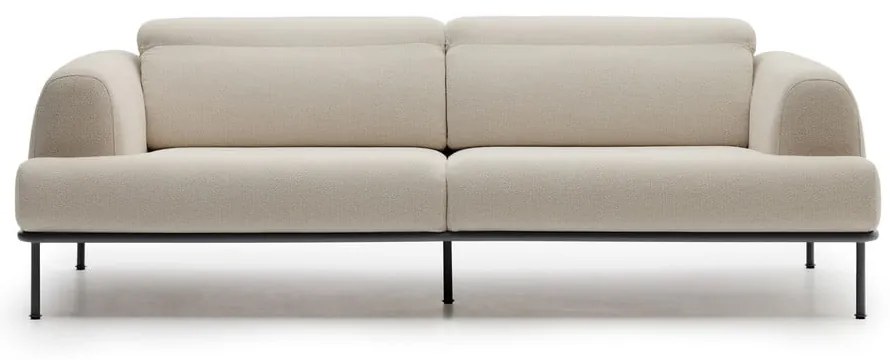 Beżowa sofa z materiału bouclé 234 cm Aurum – Kave Home