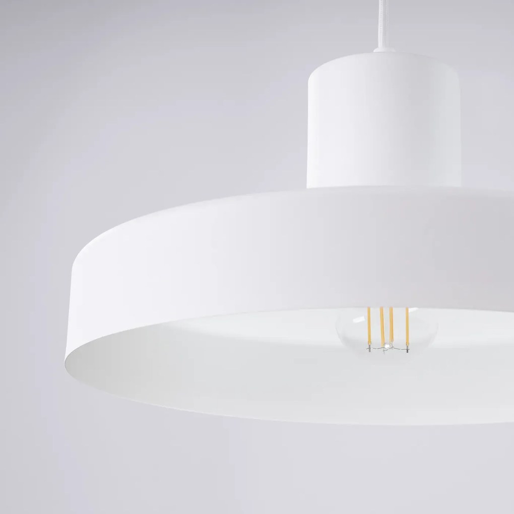 Lampa wisząca BILO biała SOLLUX  LIGHTING