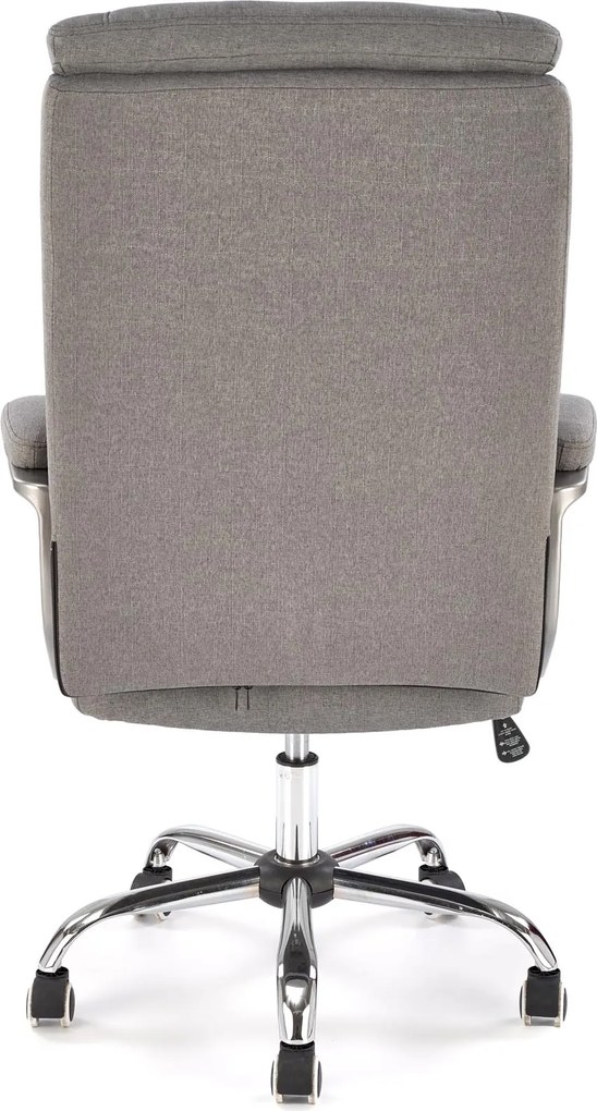 Szary fotel gabinetowy Helder 2 Halmar