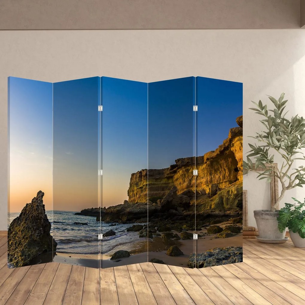 Parawan - Klif morski (210x170 cm)