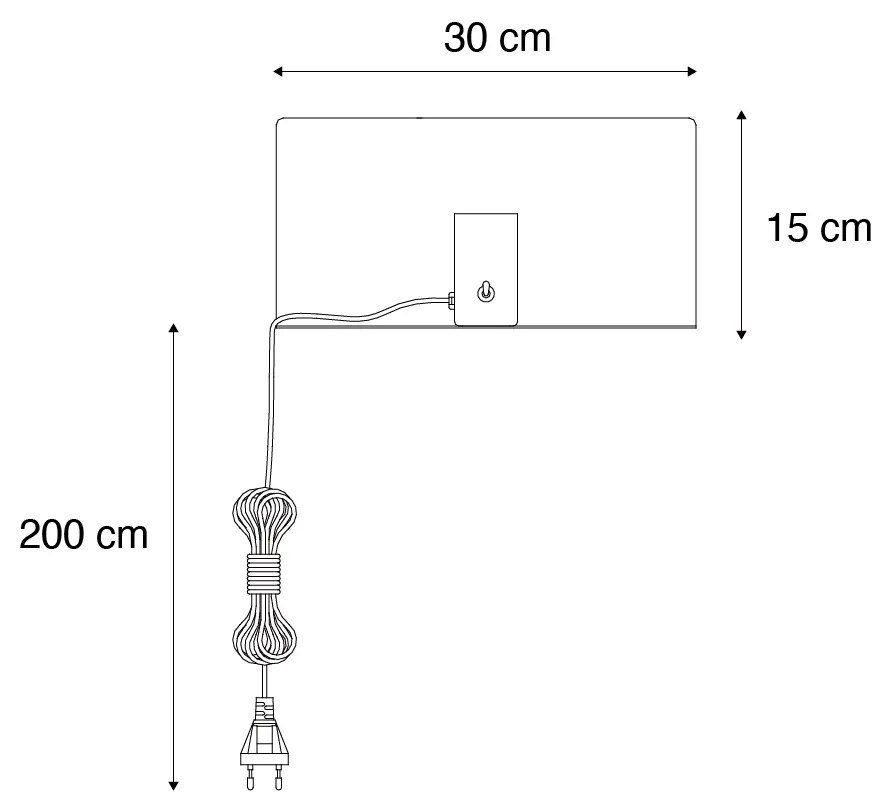 Nowoczesny Kinkiet / Lampa scienna czarny regulowany magnetycznie - Muro Nowoczesny Oswietlenie wewnetrzne