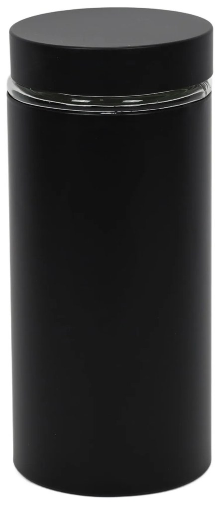Pojemnik szklany na żywność BLACK, 1250 ml
