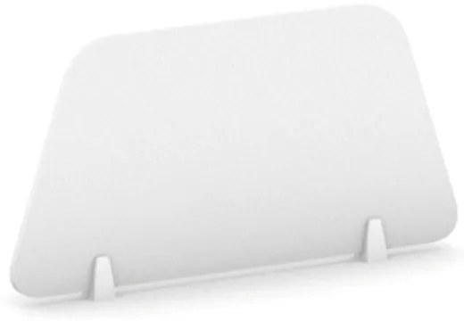 Parawan stołowy MIRELLI, 600 x 300 mm, biały