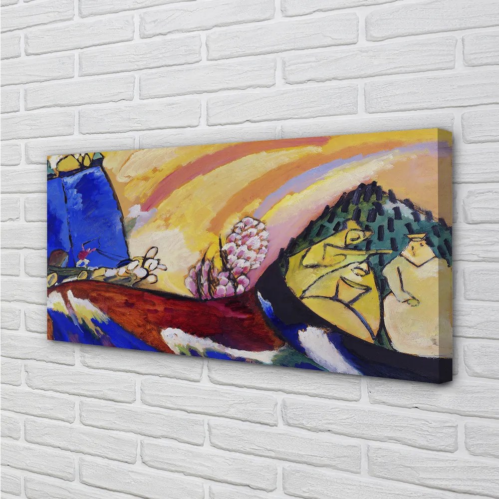 Duży obraz na płótnie Painting with Troika - Wassily Kandinsky