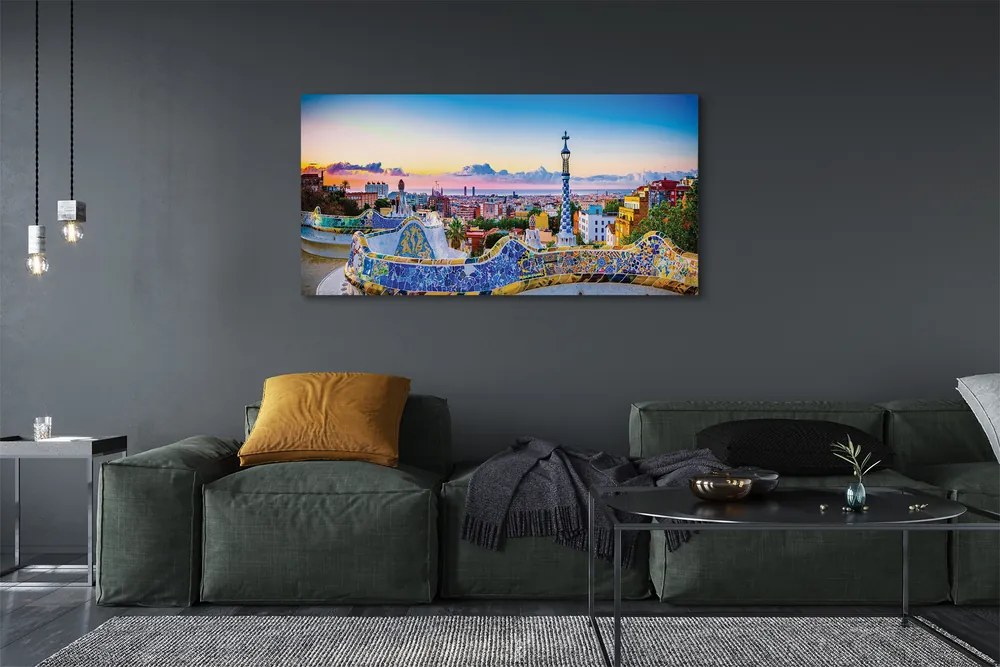 Obraz na płótnie Słoneczna Panorama Hiszpanii