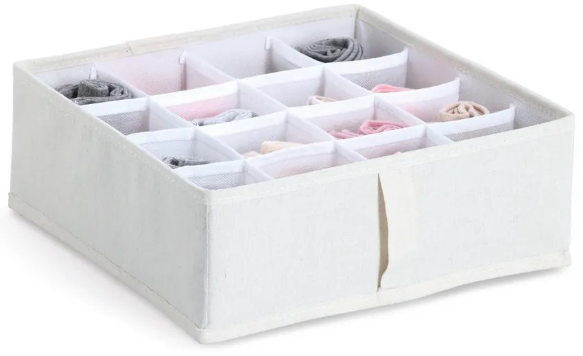 Organizer na bieliznę NOMAD z 16 przegródkami, 30 x 30 x 11 cm