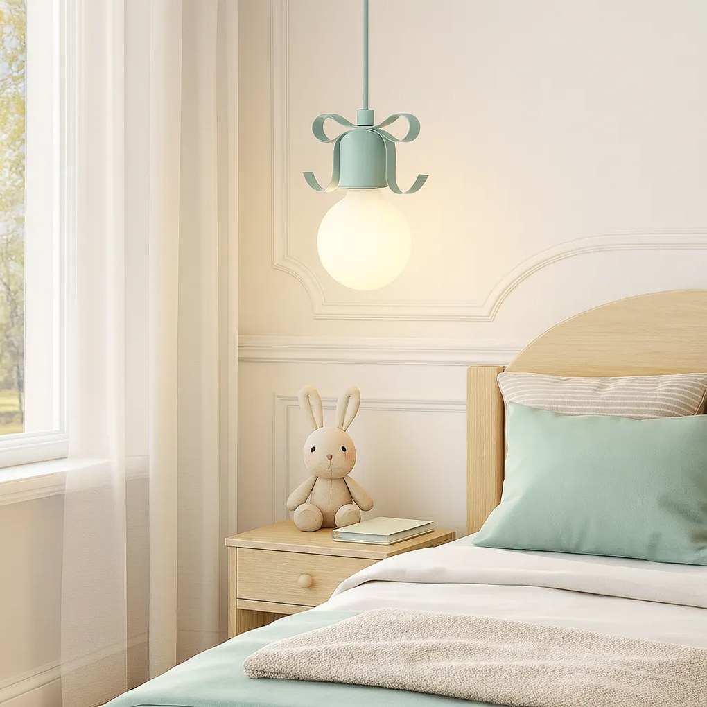 Lampa sufitowa wisząca APP190-1CP NARNI zielona