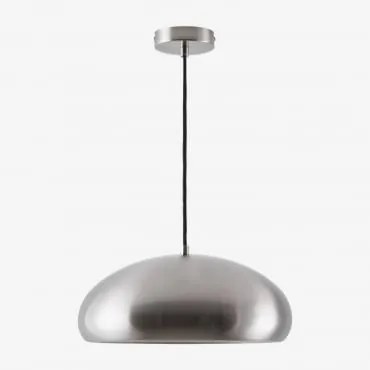 Lampa Sufitowa Wisząca Z Metalu Hilma Chrome - Sklum