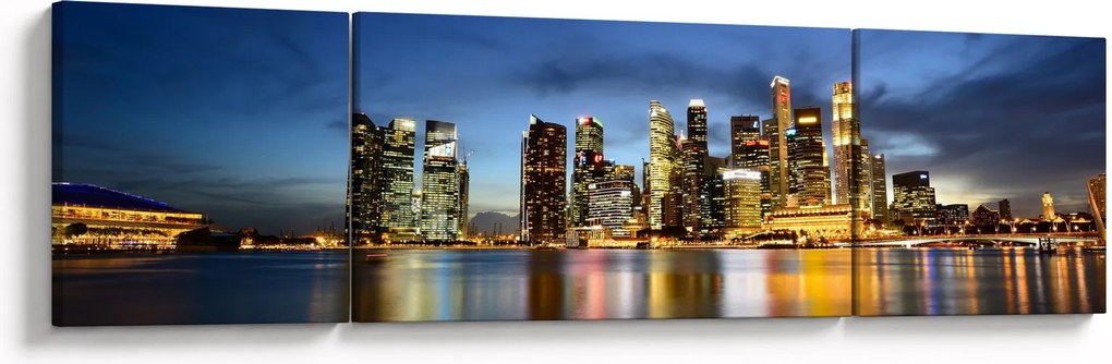 Obraz drapaczy chmur (170x50 cm)