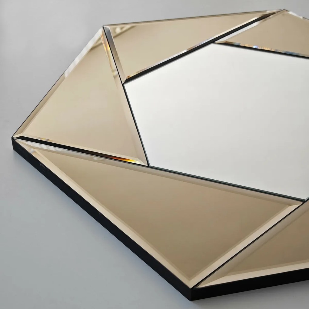 Lustro Status Bronze 60 x 70 cm