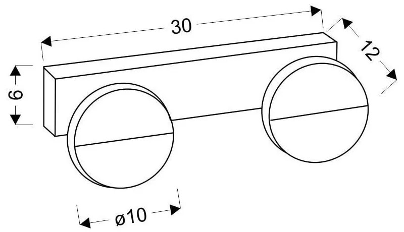 Biały kinkiet LED Sing – Candellux Lighting