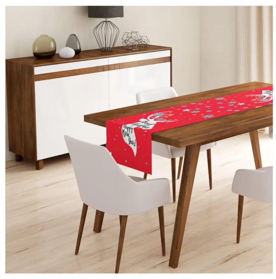 Zestaw 4 świątecznych poszewek na poduszki i bieżnika Minimalist Cushion Covers Joy