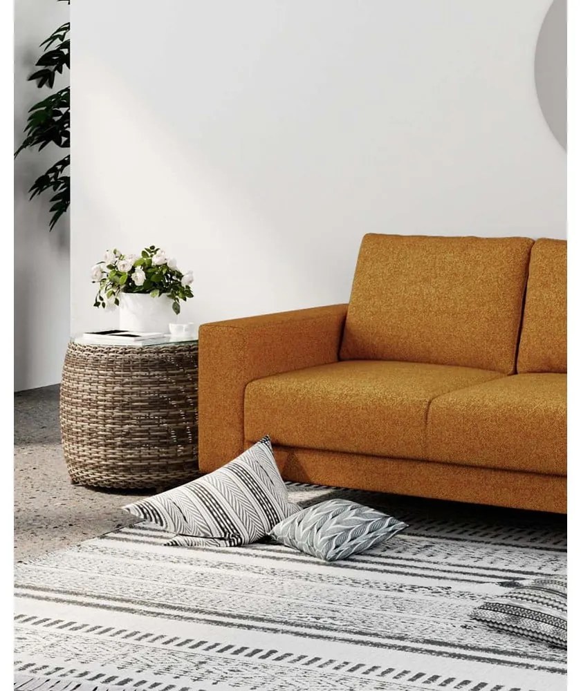 Pomarańczowa sofa 233 cm Fynn – Ghado