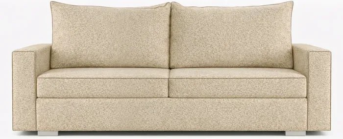 Sofa z Funkcją Spania DRAVOS Beżowa Boucle Nowoczesna