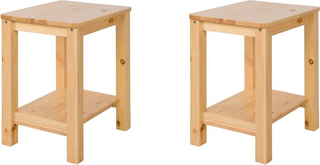 Stołek 30x47x32 cm drewno sosnowe