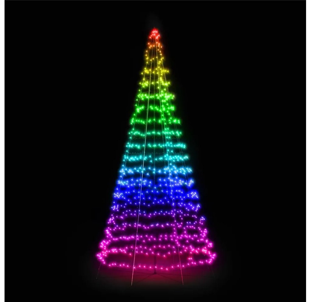 Twinkly TWP01KSPP-BEU - Zewnętrzna choinka świąteczna TREE LED RGBW, 1000 diod LED, IP44, Wi-Fi