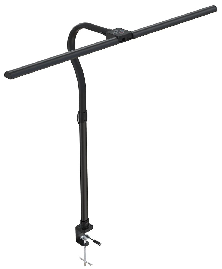 Lampa LED na biurko ALVARO, zacisk, pilot zdalnego sterowania