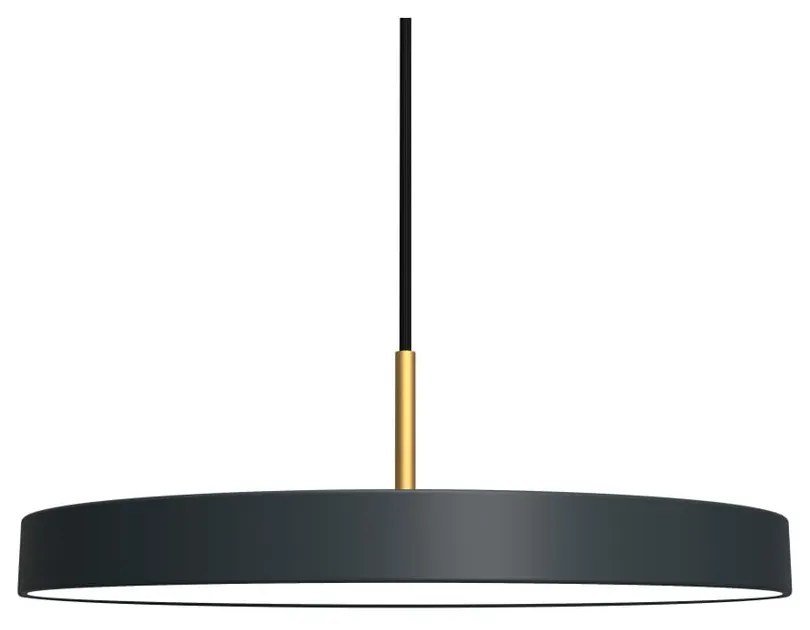Grafitowa lampa wisząca UMAGE Asteria, Ø 43 cm