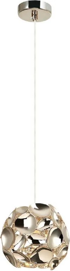 Open Design OR80193 - Lampa wisząca na przewodzie CARERA 1xG9/7W/230V śr. 15 cm różowe złoto