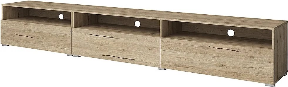 Szafka RTV BAROS 270 dąb san remo jasny stojąca/wisząca