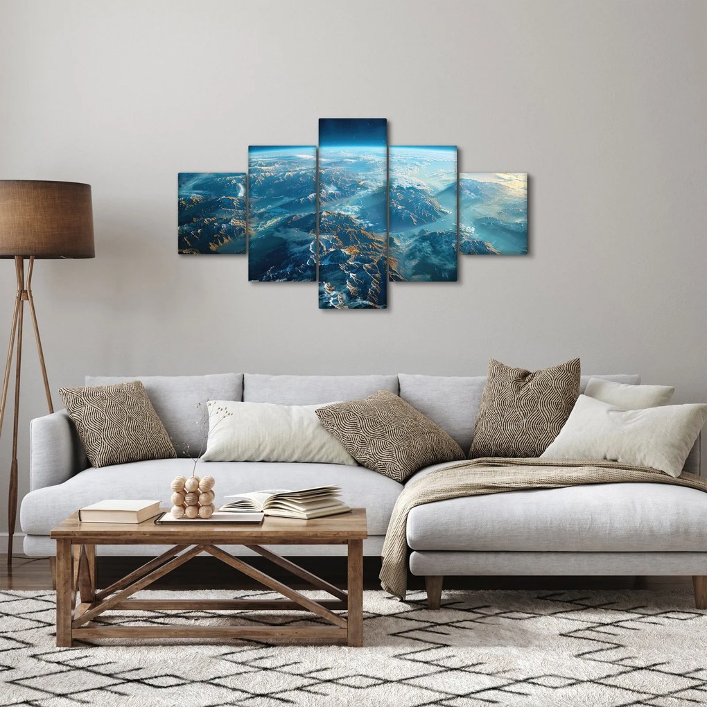 Obraz - Widok z kosmosu (125x70 cm)