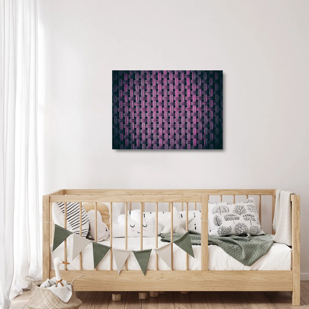 Obraz na szkle - fioletowa tekstura (70x50 cm)