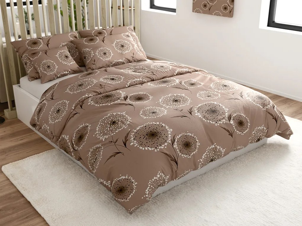 PrzytulneMieszkanie.pl PrzytulneMieszkanie.pl Pościel z mikropluszu PAMPELINO jasnobrązowa Rozmiar pościeli: 2 szt 70 x 90 cm | 200 x 220 cm