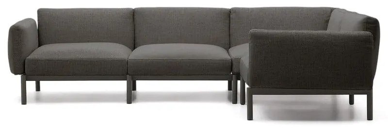 Ciemnoszara modułowa sofa ogrodowa 292 cm Sorells – Kave Home
