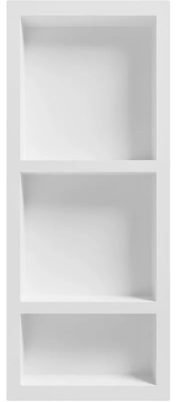 Mexen X-Wall-S półka wnękowa SMC z kołnierzem 99,1 x 40,7 cm, biała - 1901994109