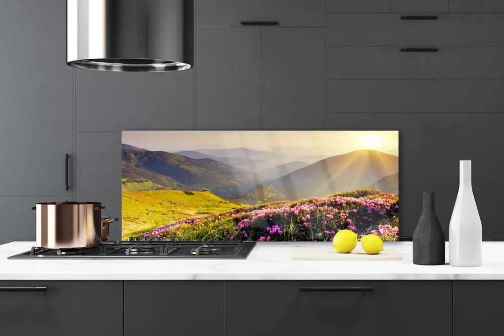 Panel Szklany Panorama Górskiej Hali