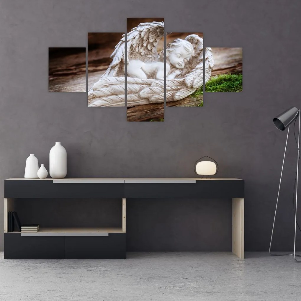 Obraz - Śpiący anioł (125x70 cm)