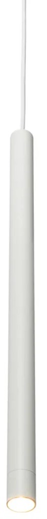 Nowoczesna lampa wisząca biała do systemu szynowego 1-fazowego - Iconic Frini